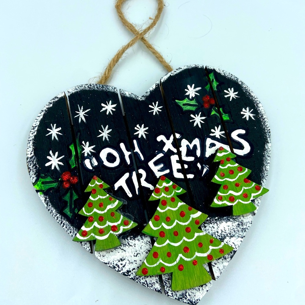 Oh Xmas Tree Handmade Ornament